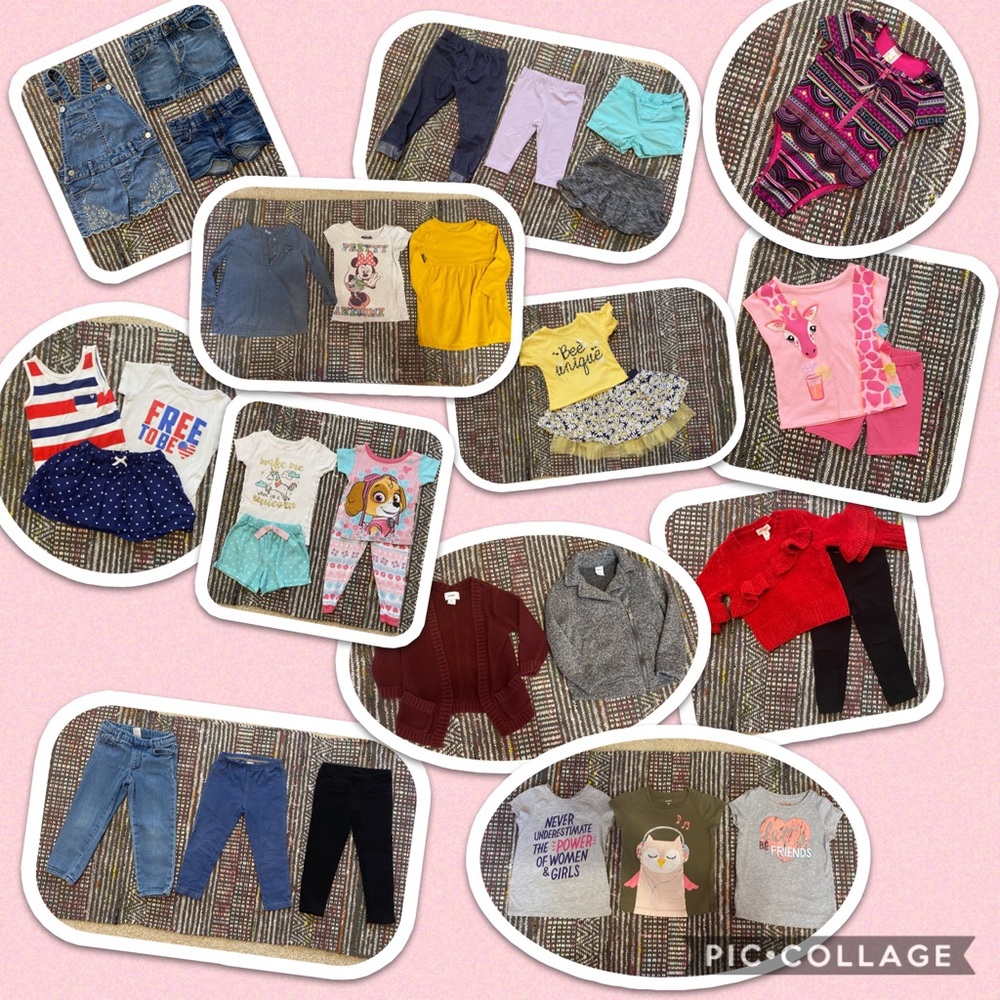 Toddler girl size 2 clothing lot! 32 total pieces!